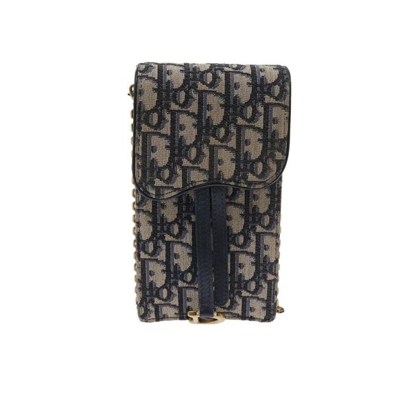 Pre Loved Dior Vintage Oblique Chain Bag Women Beige Clutch Bags - Picture 2 of 8